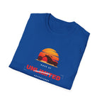 Unlimited Adventures Cruiser Motorcycle Sunset T-Shirt