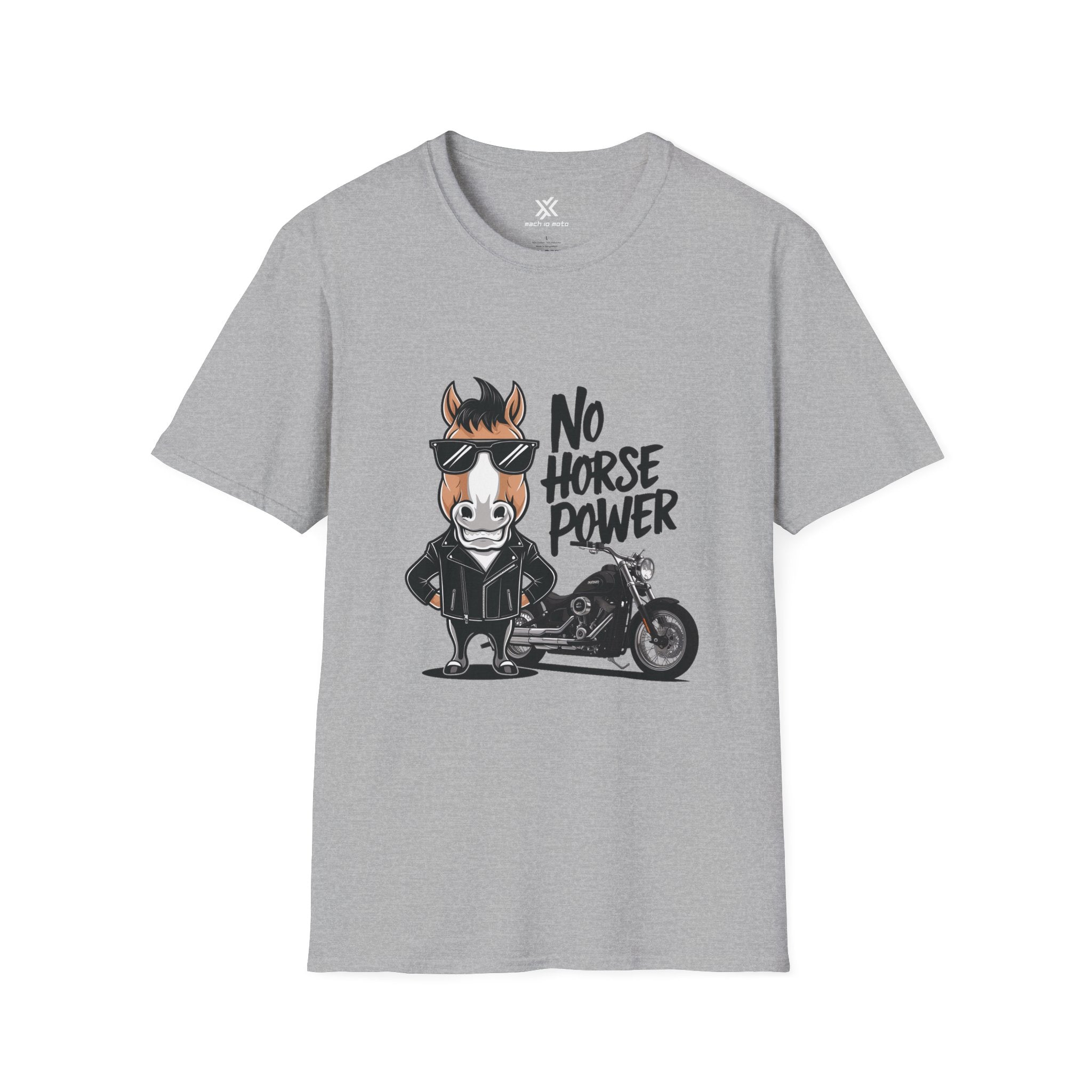 No Horse Power Motorcycle Humor T-Shirt