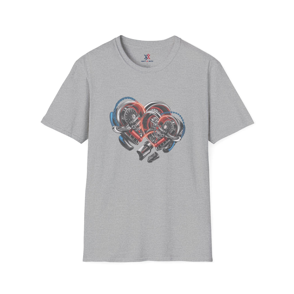 Moto Heart Motorcycle T-Shirt