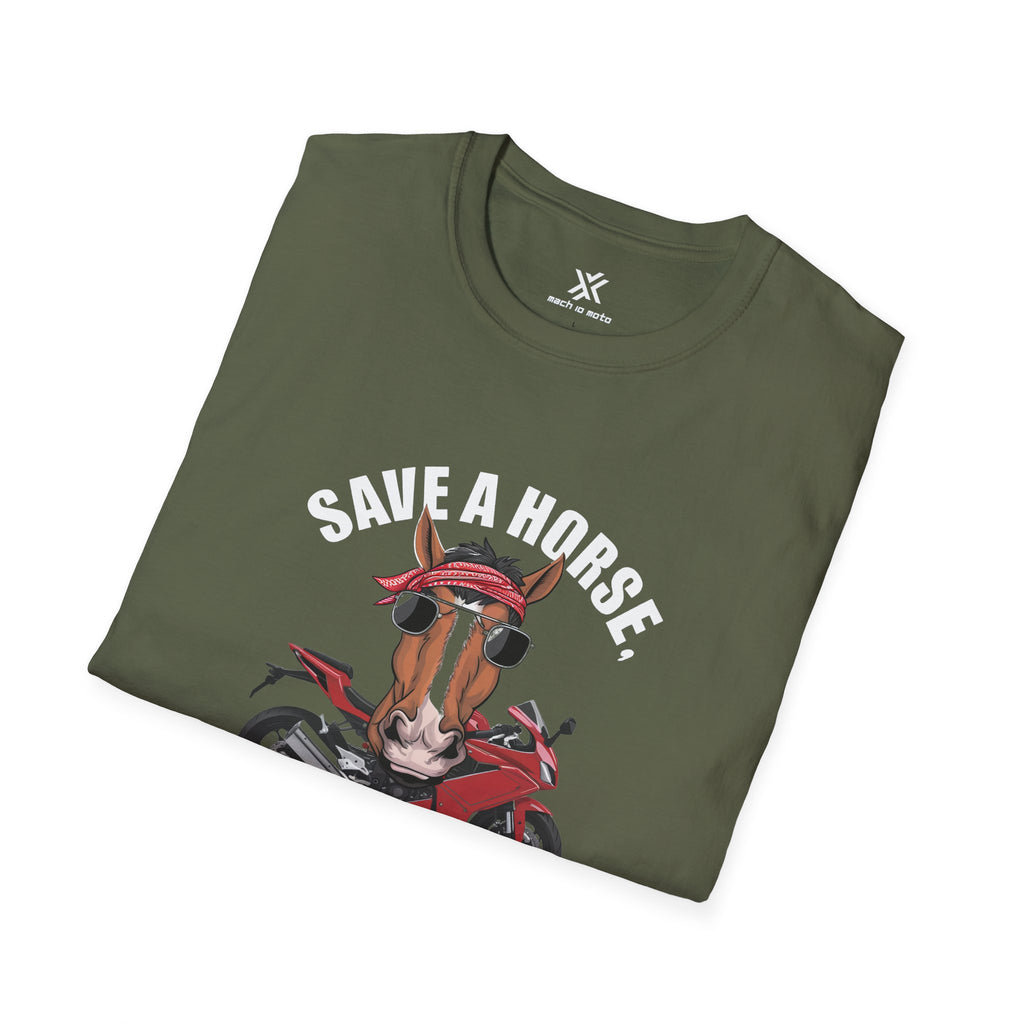 Save a Horse Ride a Motorcycle T-Shirt