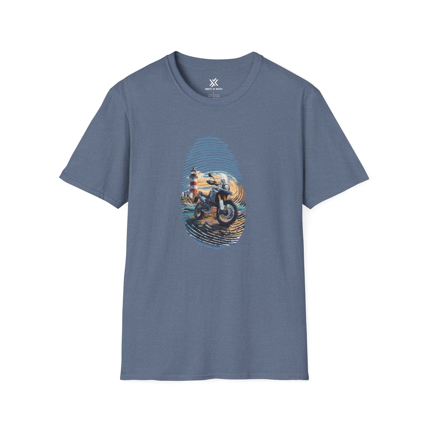 T-Shirt Heather Indigo / S Adventure Print T-Shirt