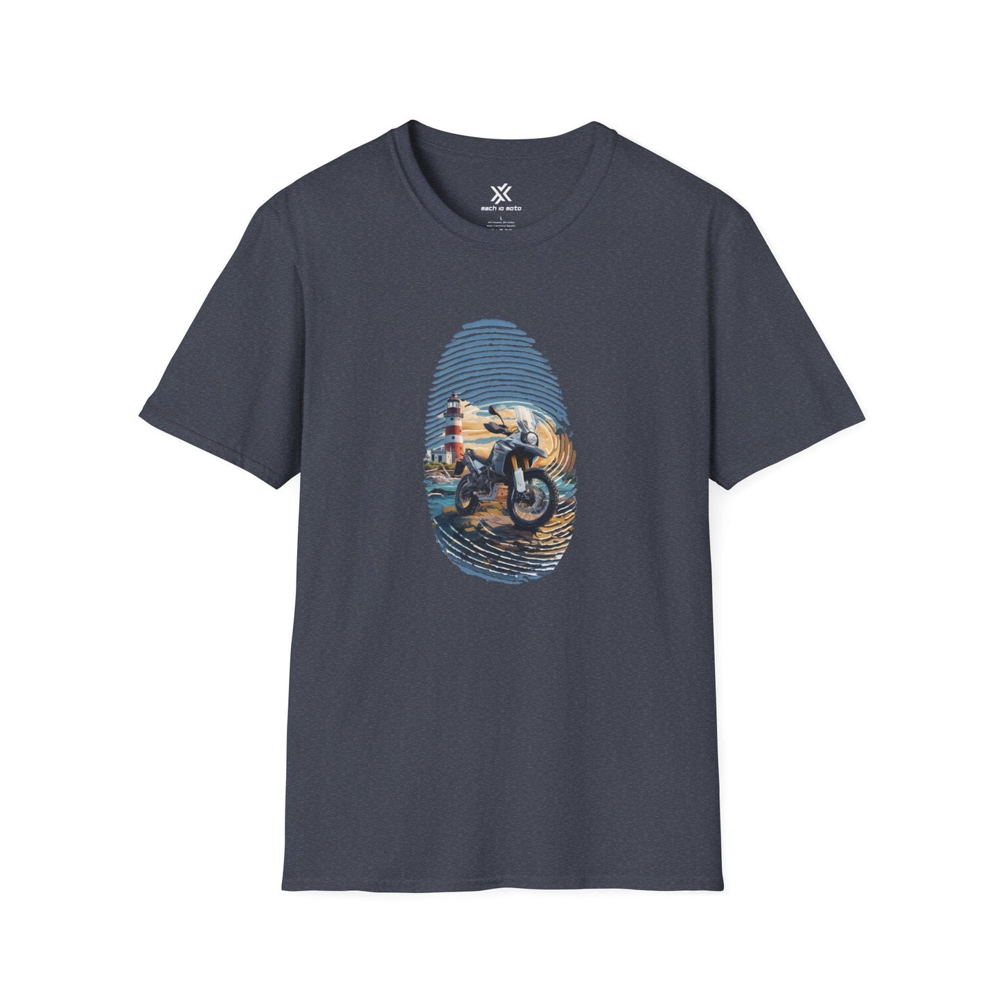 T-Shirt Heather Navy / S Adventure Print T-Shirt