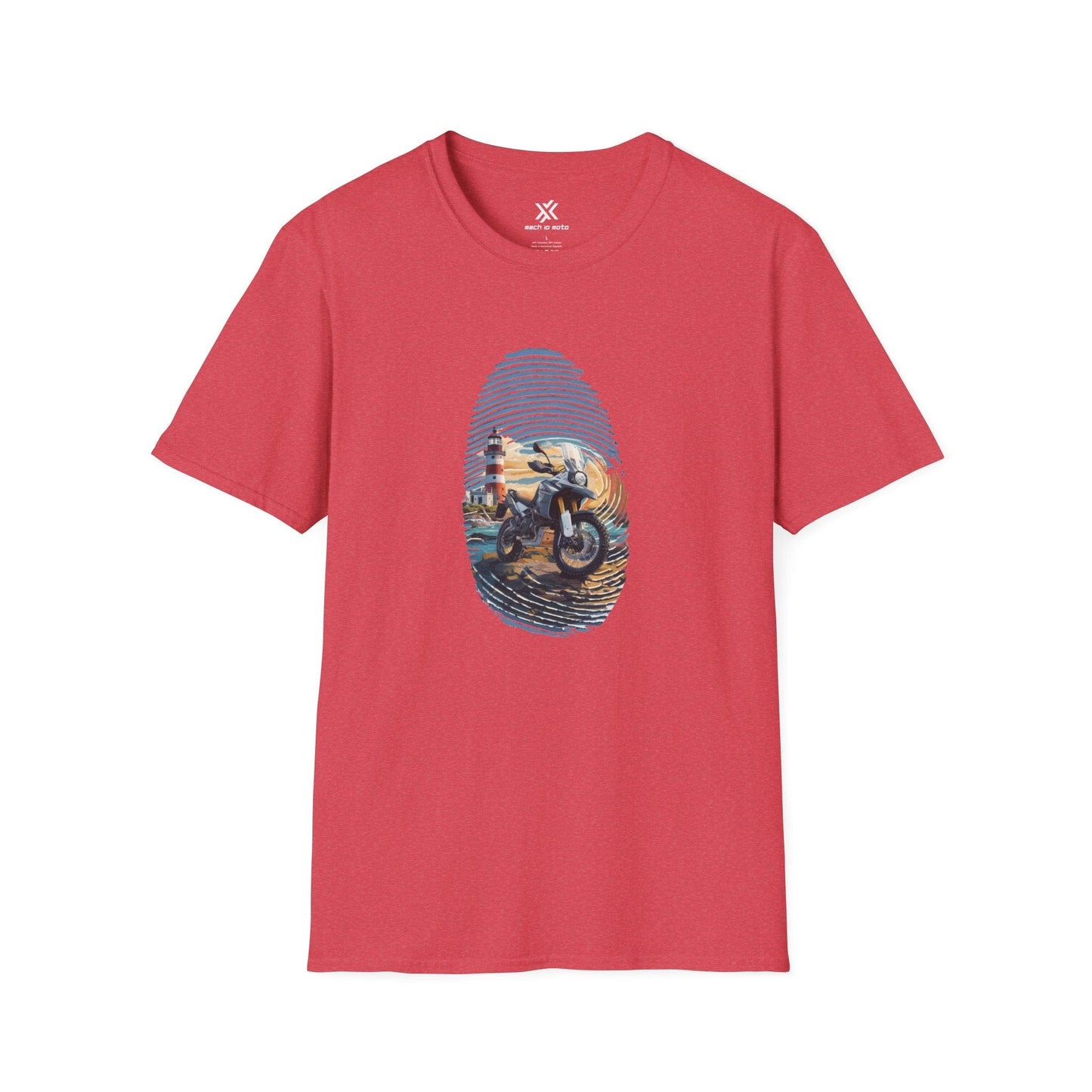 T-Shirt Heather Red / S Adventure Print T-Shirt