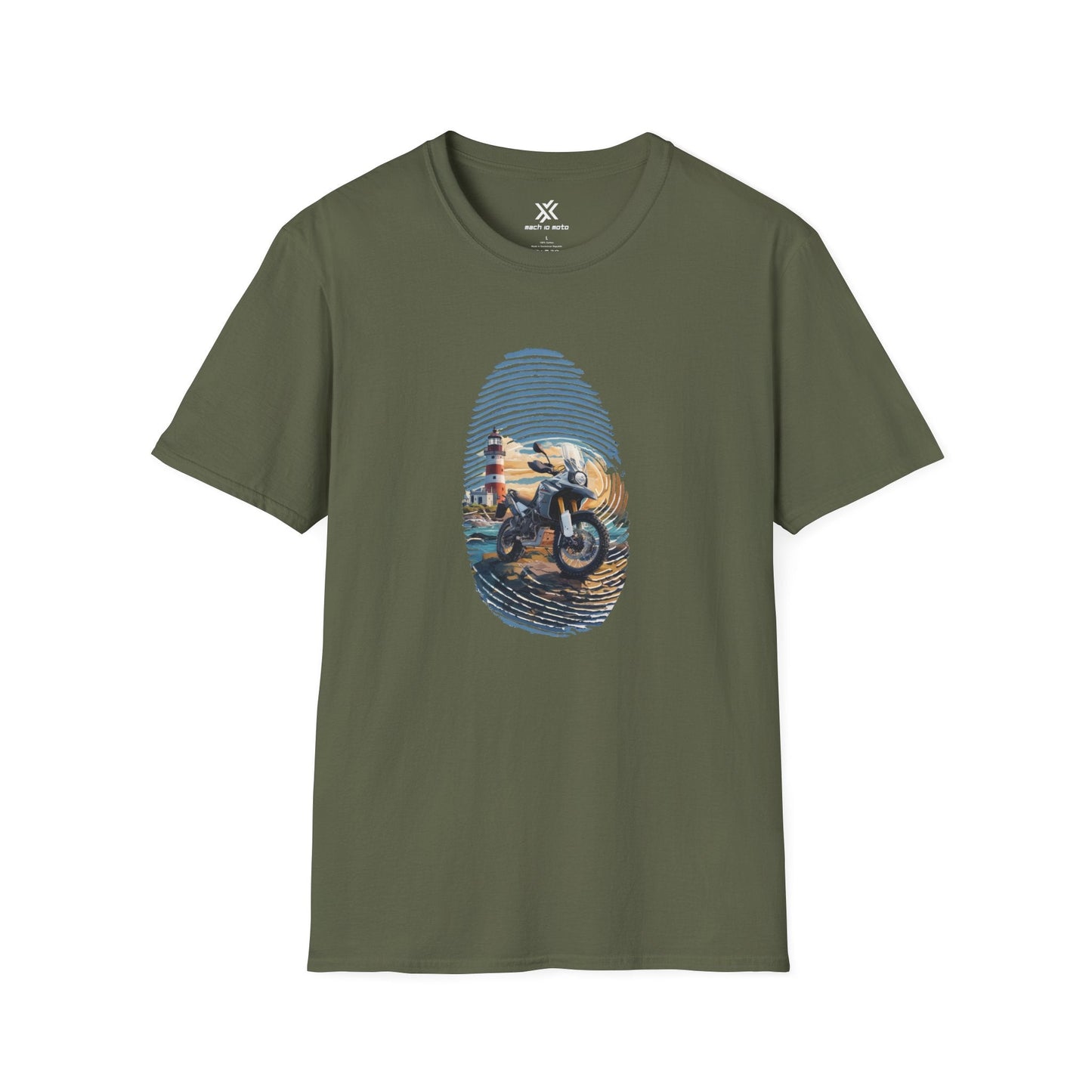 T-Shirt Military Green / S Adventure Print T-Shirt