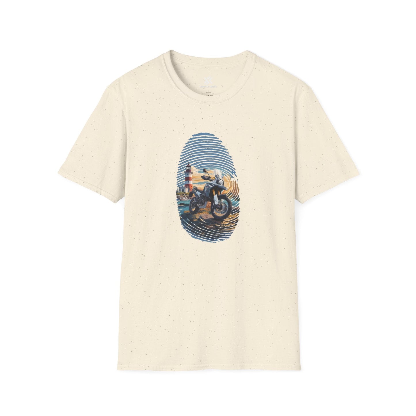 T-Shirt Natural / S Adventure Print T-Shirt