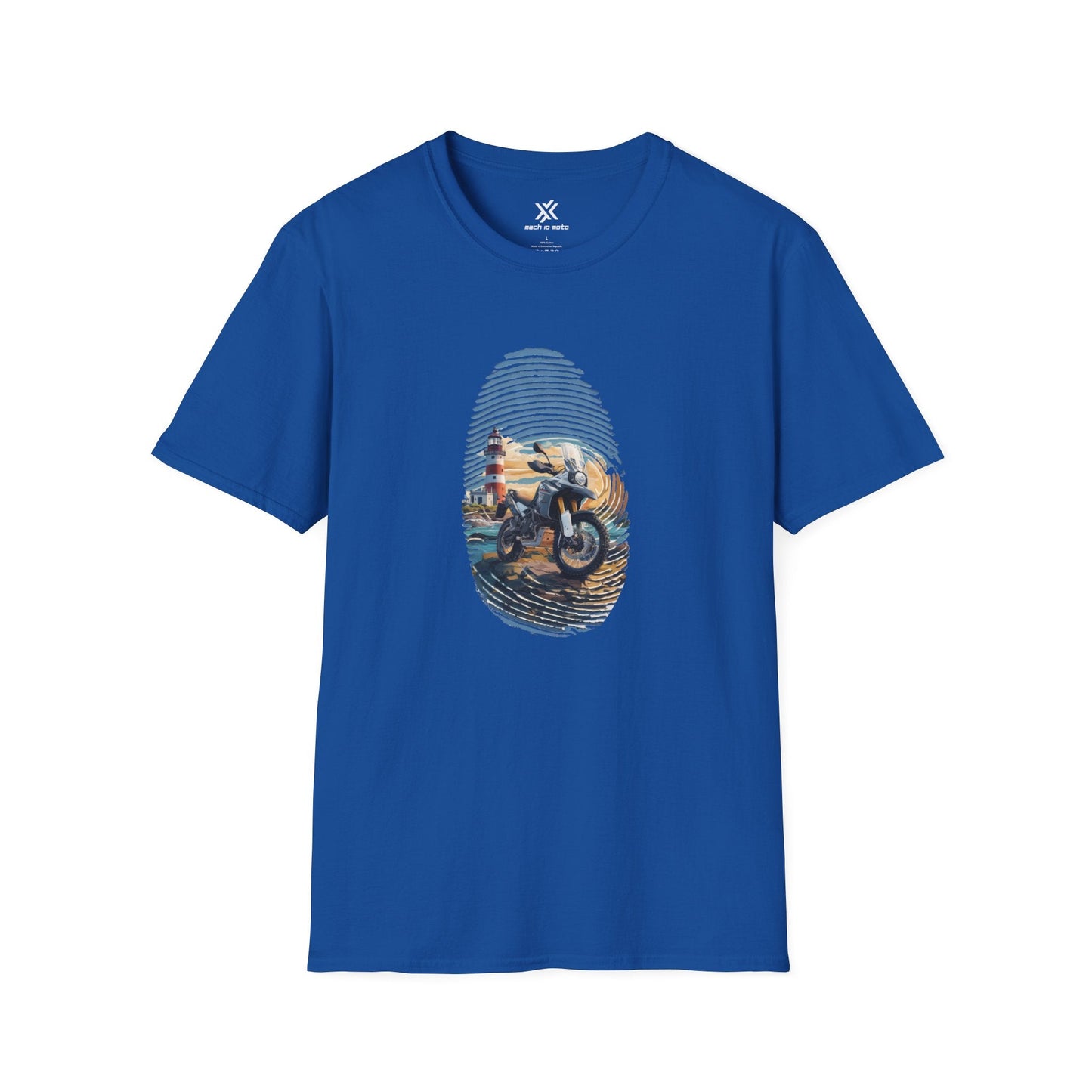 T-Shirt Royal / S Adventure Print T-Shirt