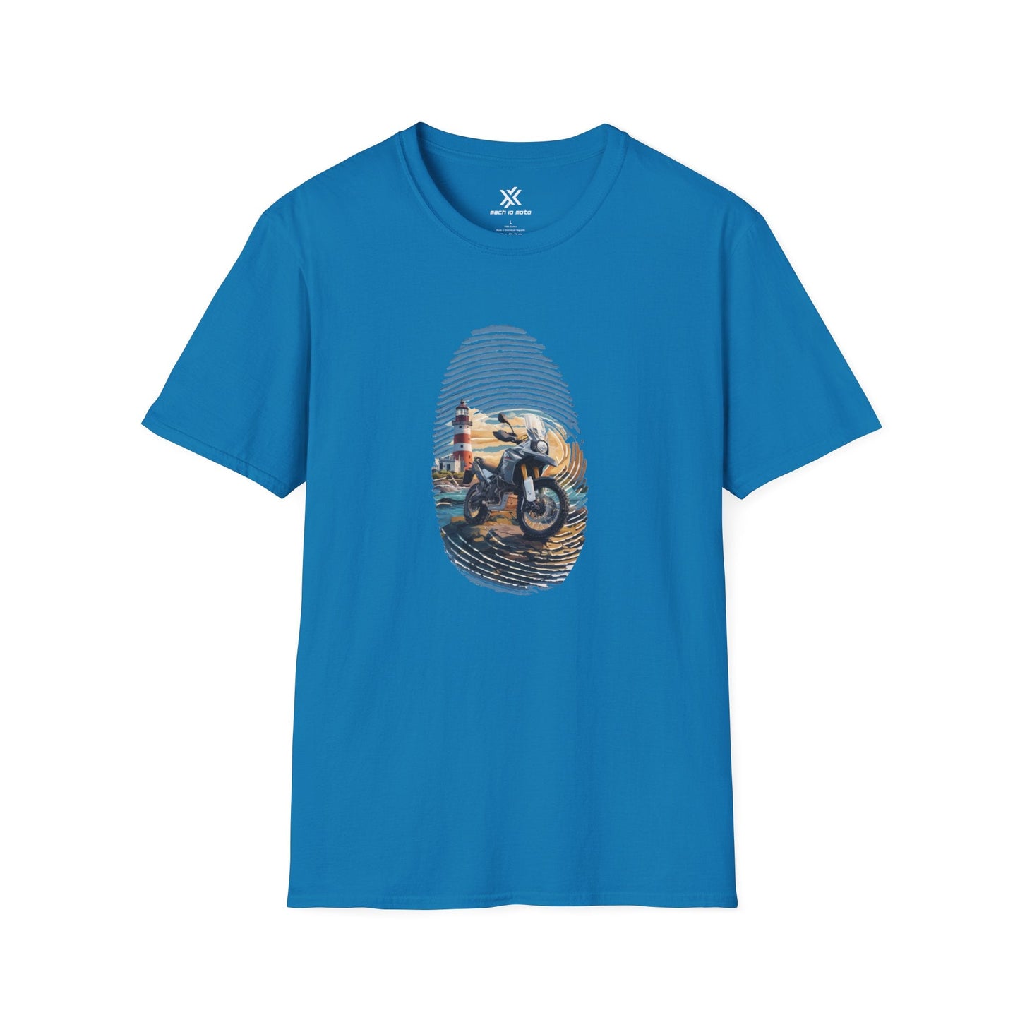 T-Shirt Sapphire / S Adventure Print T-Shirt