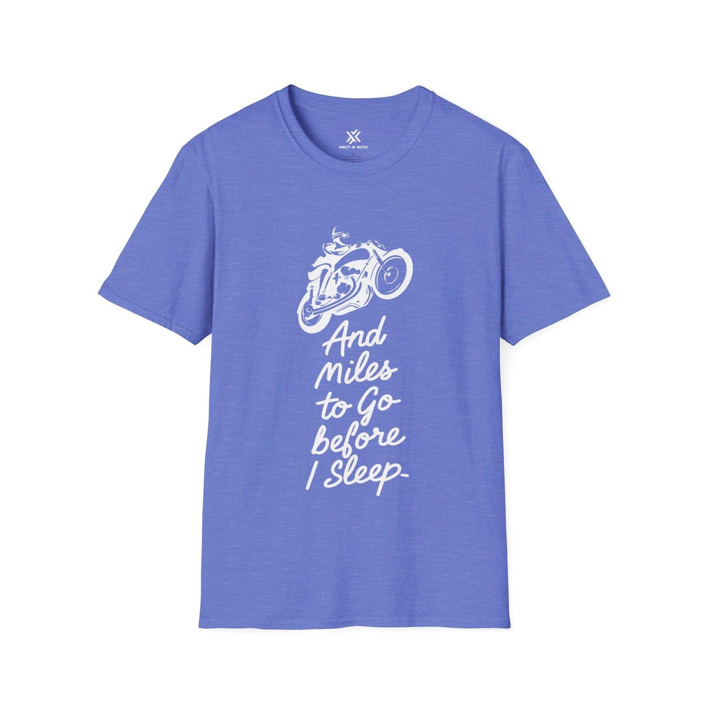 T-Shirt Heather Royal / S And Miles To Go Before I Sleep T-Shirt