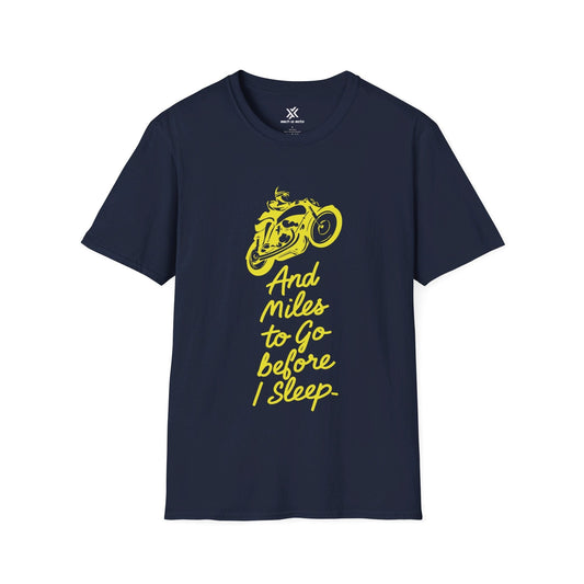 T-Shirt Navy / S And Miles To Go Before I Sleep T-Shirt