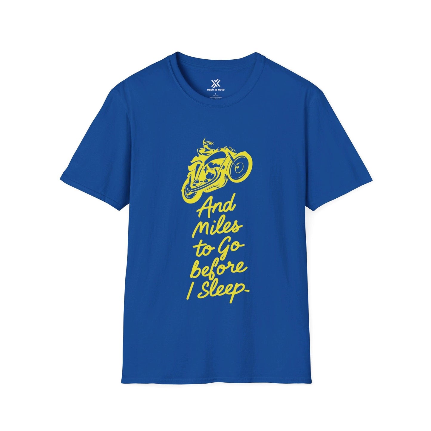 T-Shirt Royal / S And Miles To Go Before I Sleep T-Shirt