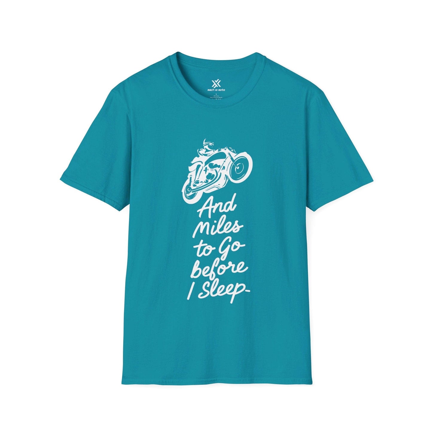 T-Shirt Tropical Blue / S And Miles To Go Before I Sleep T-Shirt