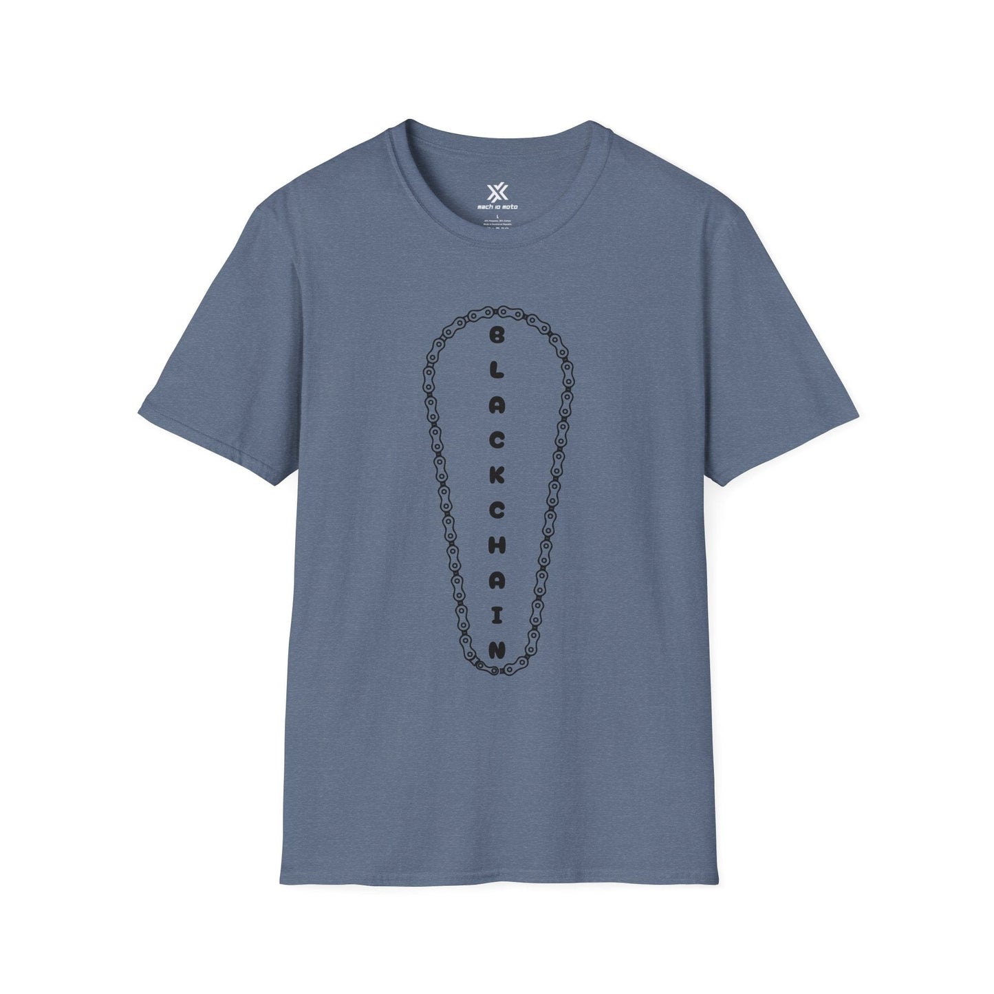 T-Shirt Heather Indigo / S Black Chain T-Shirt