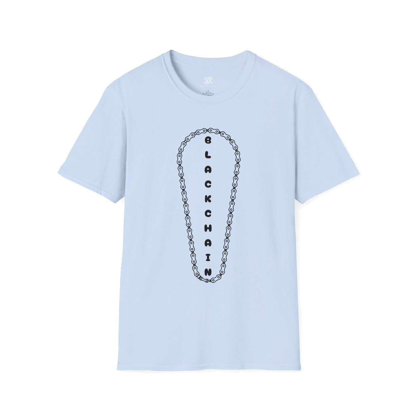 T-Shirt Light Blue / S Black Chain T-Shirt