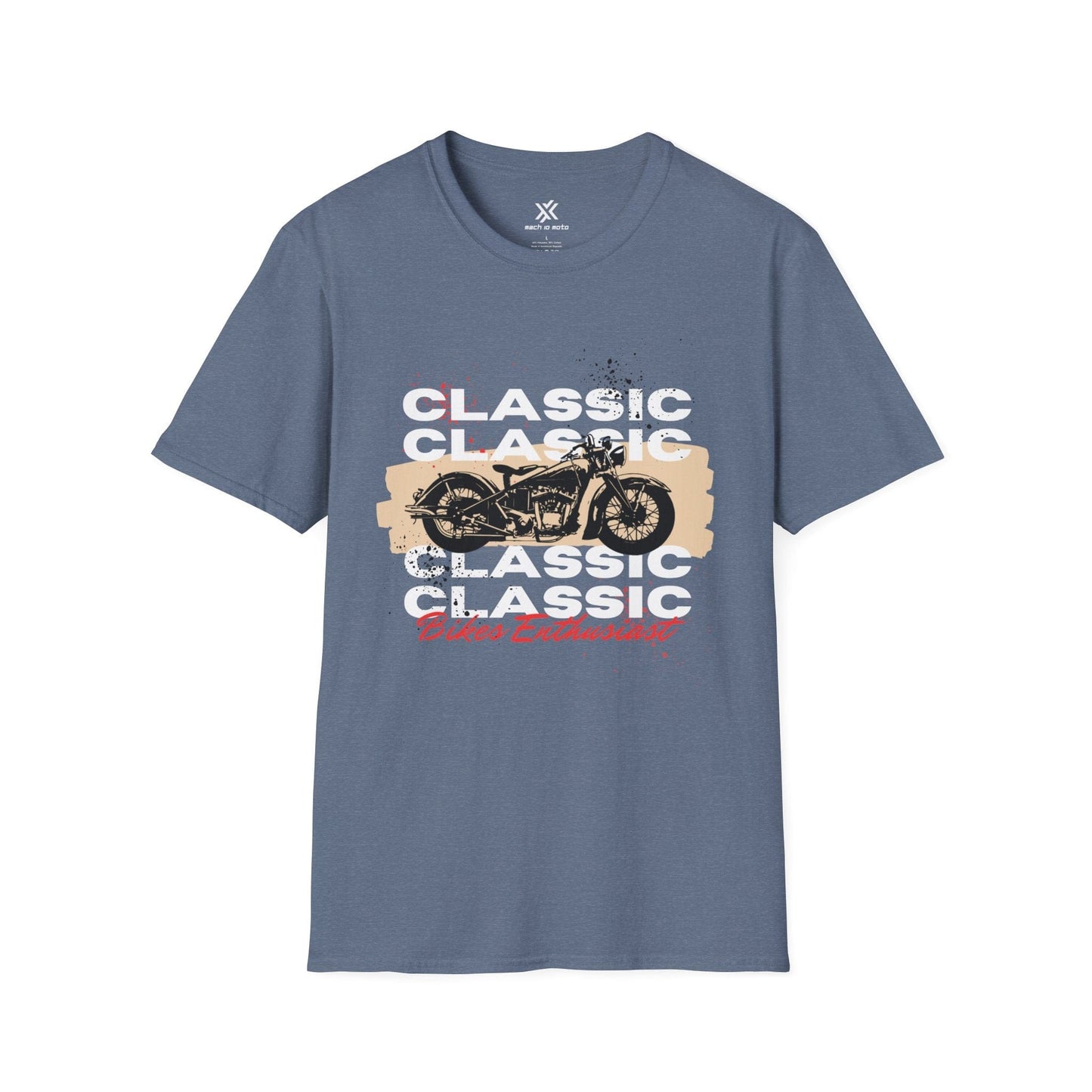 T-Shirt Heather Indigo / S Classic Bikes Enthusiast T-Shirt