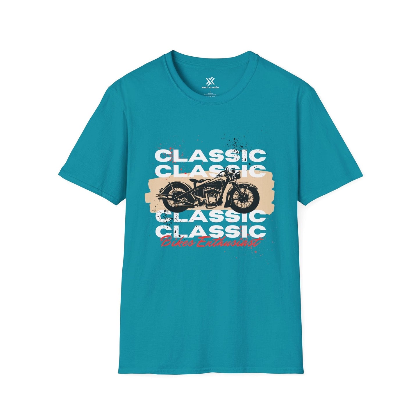 T-Shirt Tropical Blue / S Classic Bikes Enthusiast T-Shirt