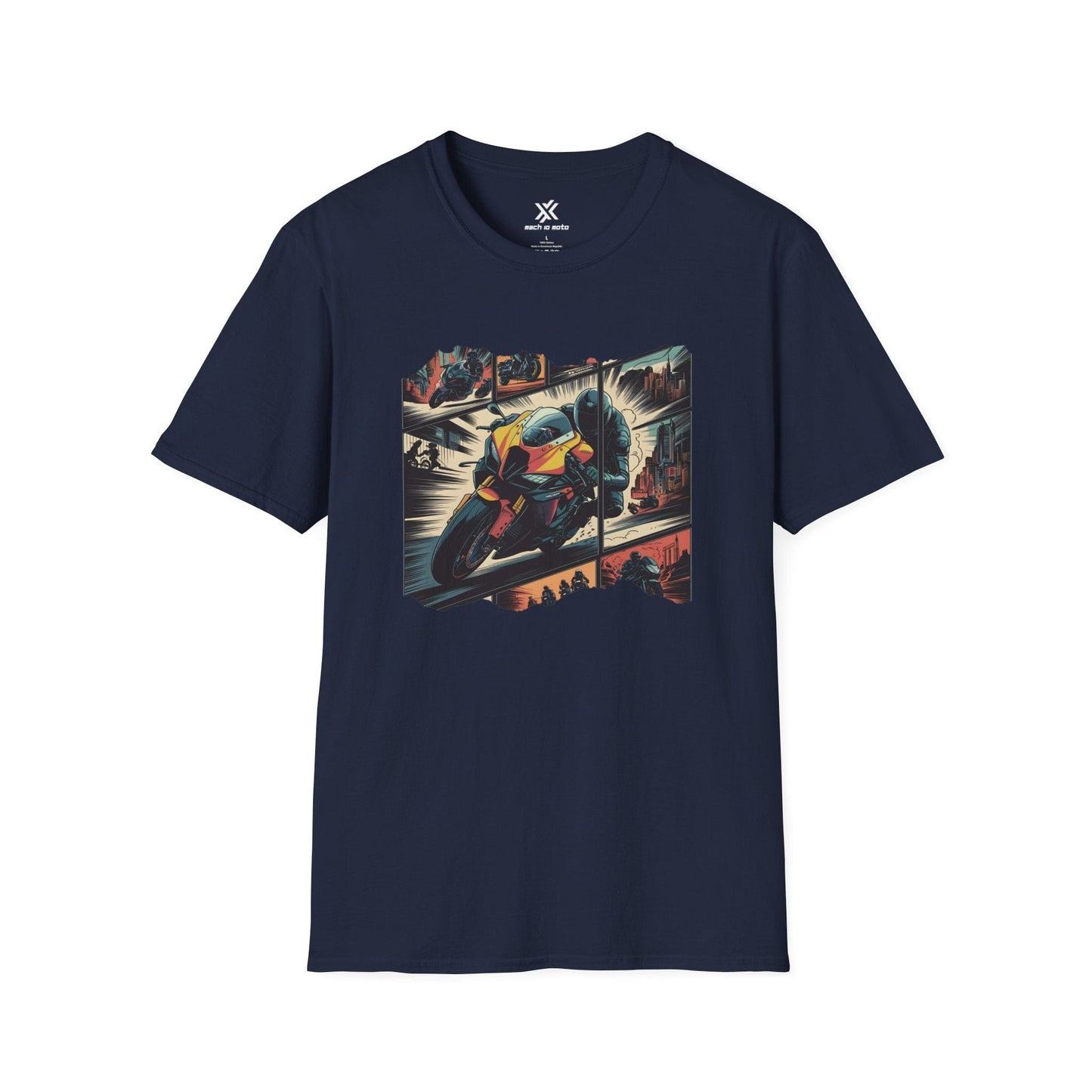 T-Shirt Navy / S Comic Bike T-Shirt