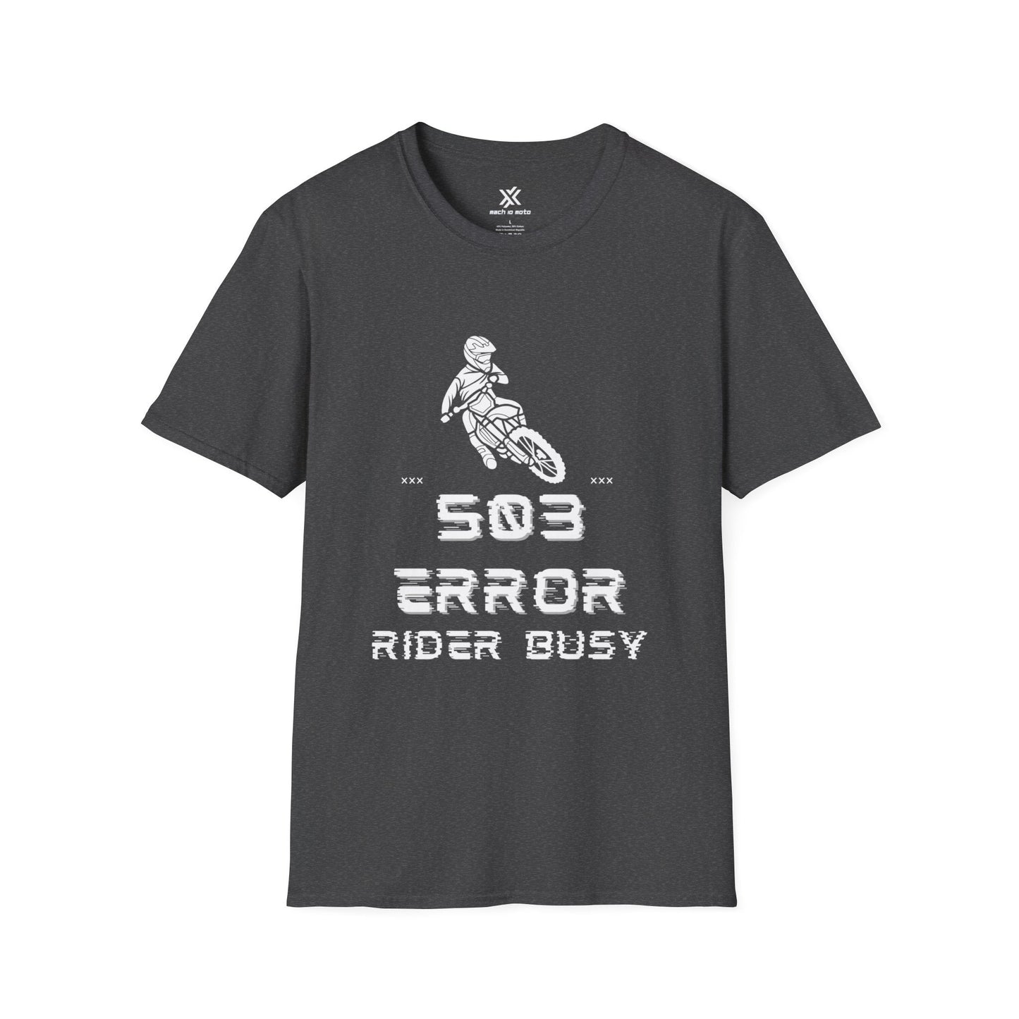 T-Shirt Dark Heather / S Dirt Rider Error 503 T-Shirt