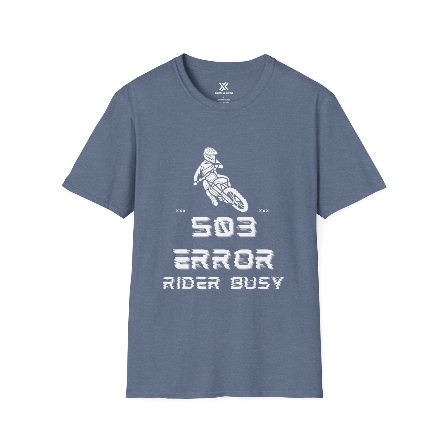 T-Shirt Heather Indigo / S Dirt Rider Error 503 T-Shirt