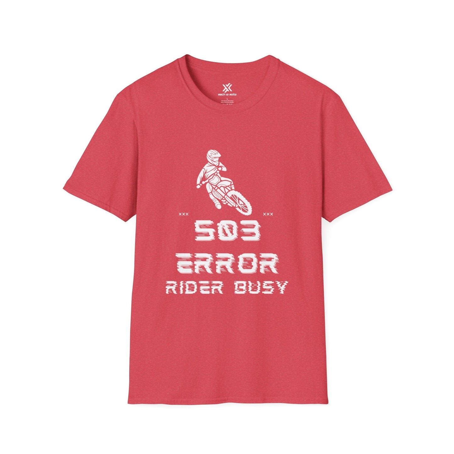 T-Shirt Heather Red / S Dirt Rider Error 503 T-Shirt