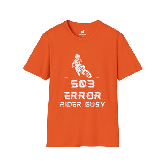 T-Shirt Orange / S Dirt Rider Error 503 T-Shirt