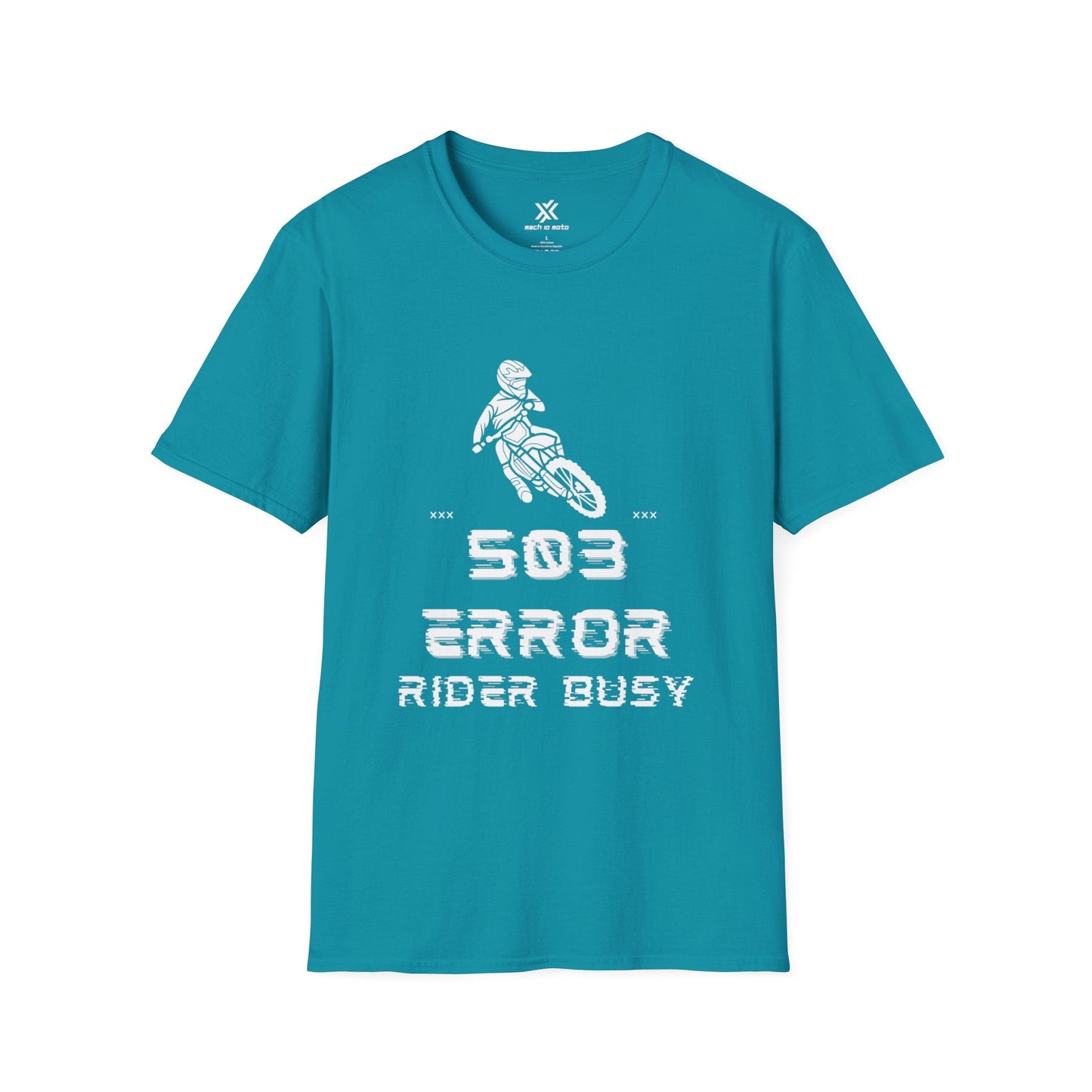 T-Shirt Tropical Blue / S Dirt Rider Error 503 T-Shirt