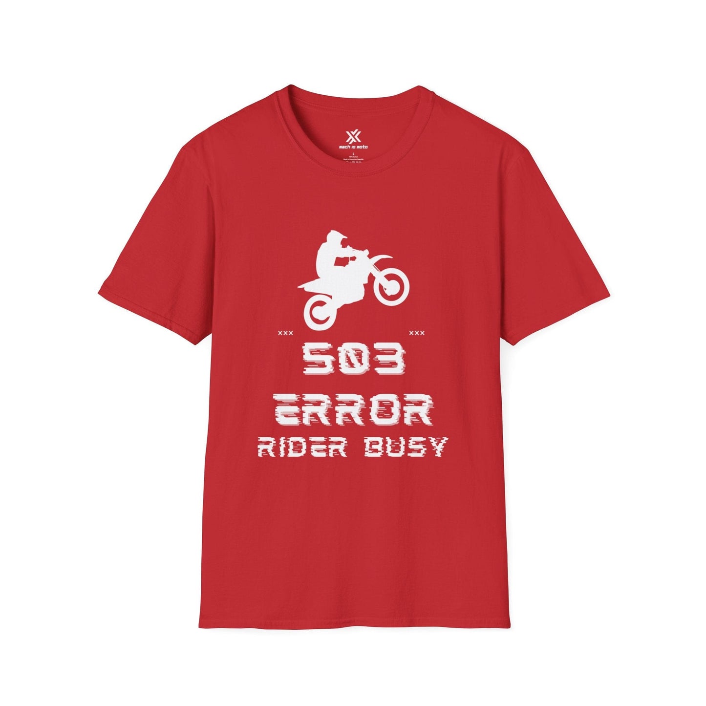 T-Shirt Red / S Dirtbike Error 503 T-Shirt