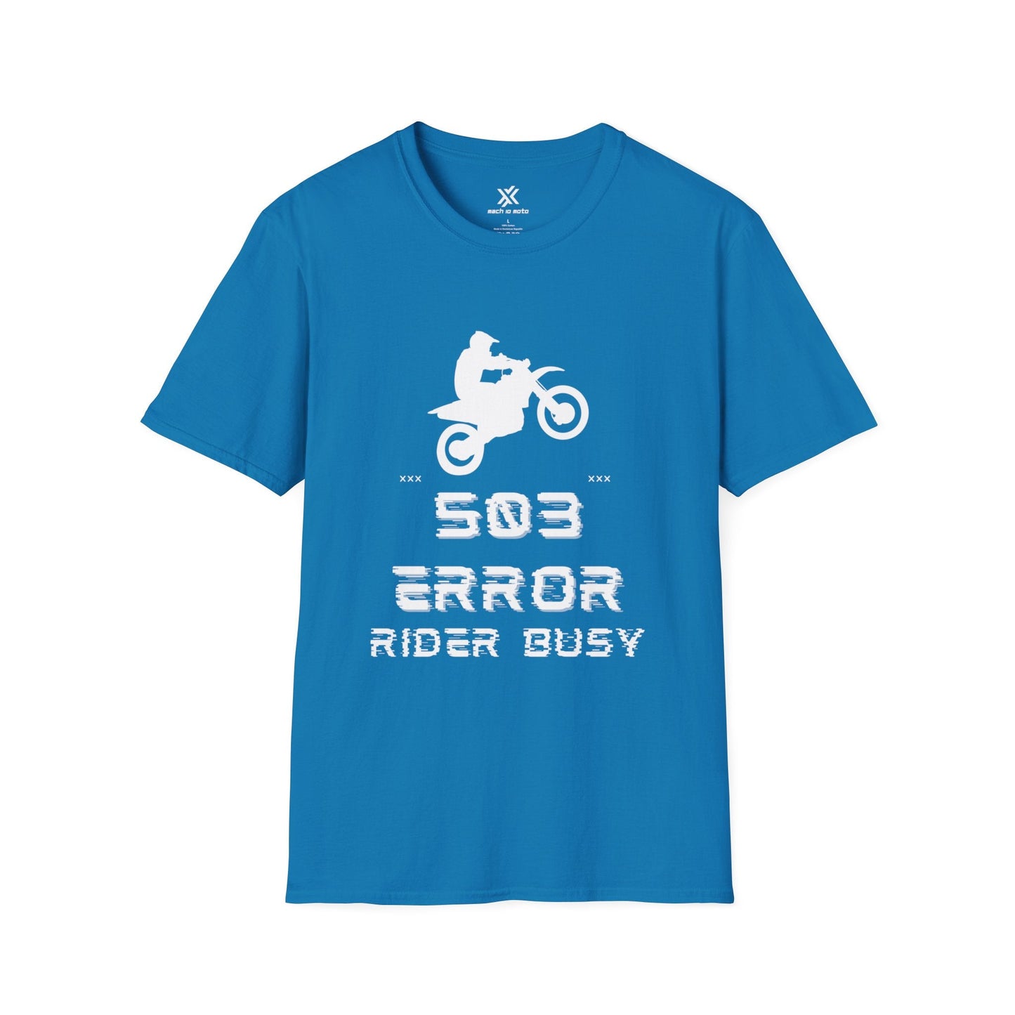 T-Shirt Sapphire / S Dirtbike Error 503 T-Shirt