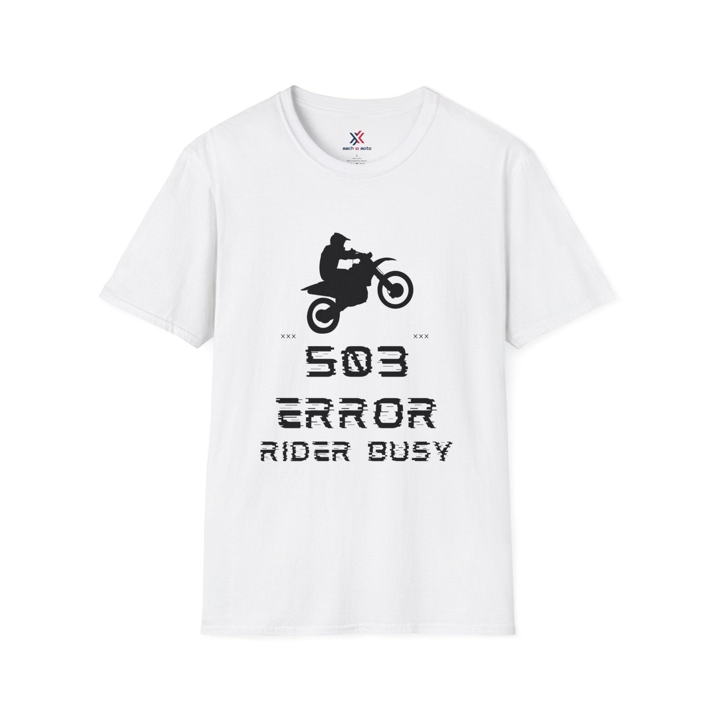 T-Shirt White / S Dirtbike Error 503 T-Shirt