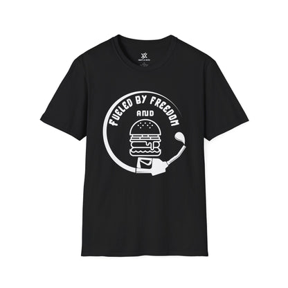 T-Shirt Black / S Fueled by freedom and T-Shirt