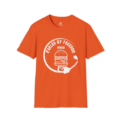 T-Shirt Orange / S Fueled by freedom and T-Shirt