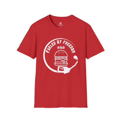 T-Shirt Red / S Fueled by freedom and T-Shirt