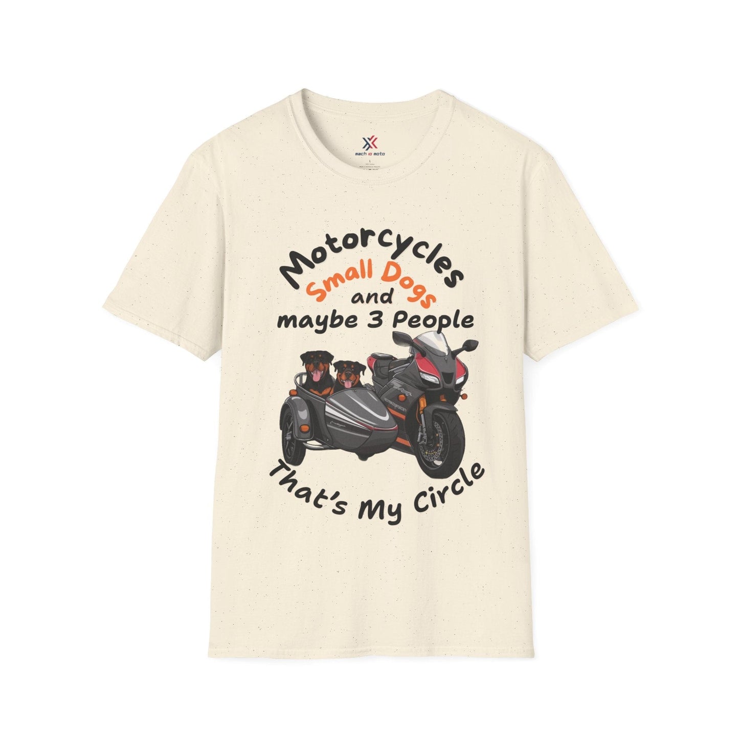 T-Shirt Natural / S I Like MC Dogs 3 people T-Shirt