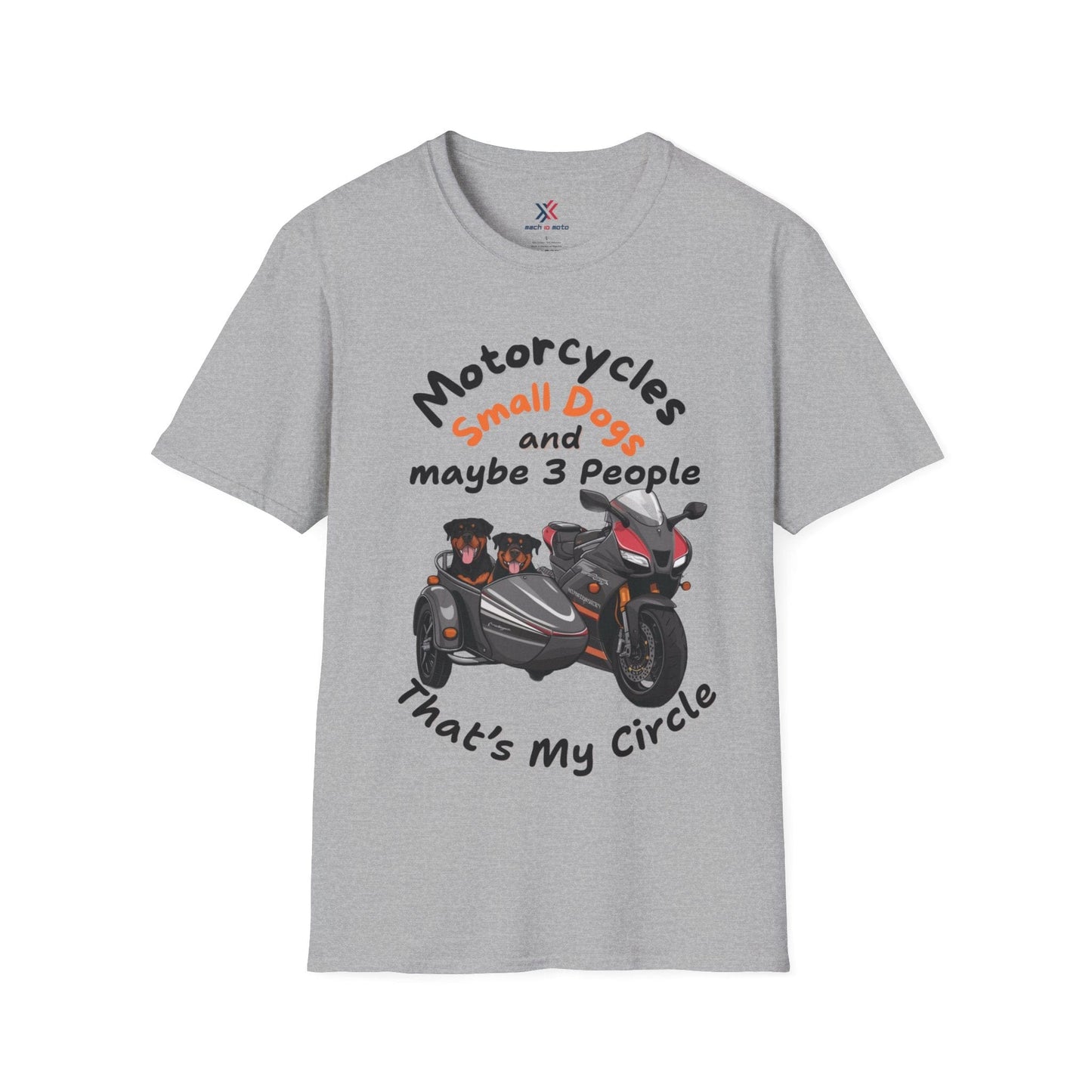 T-Shirt Sport Grey / S I Like MC Dogs 3 people T-Shirt