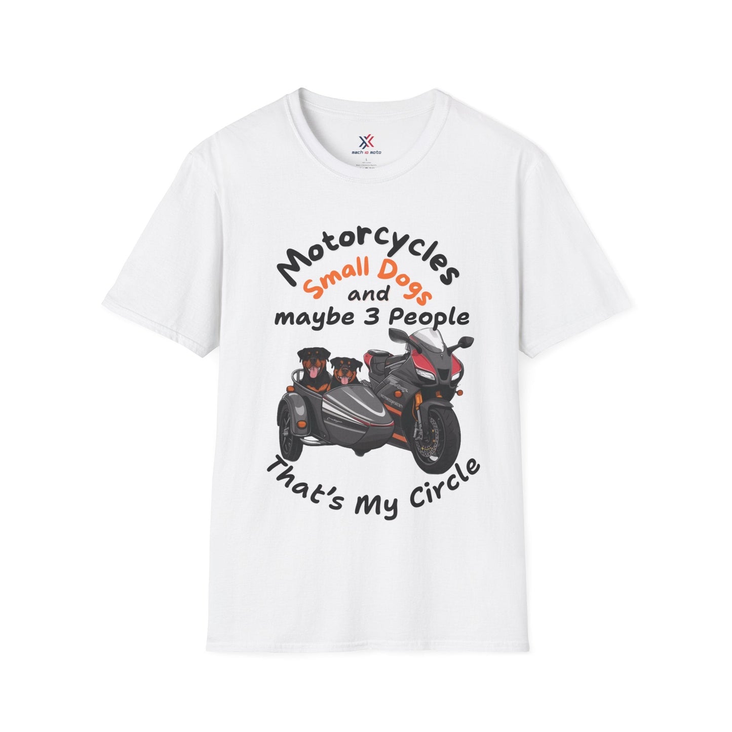 T-Shirt White / S I Like MC Dogs 3 people T-Shirt