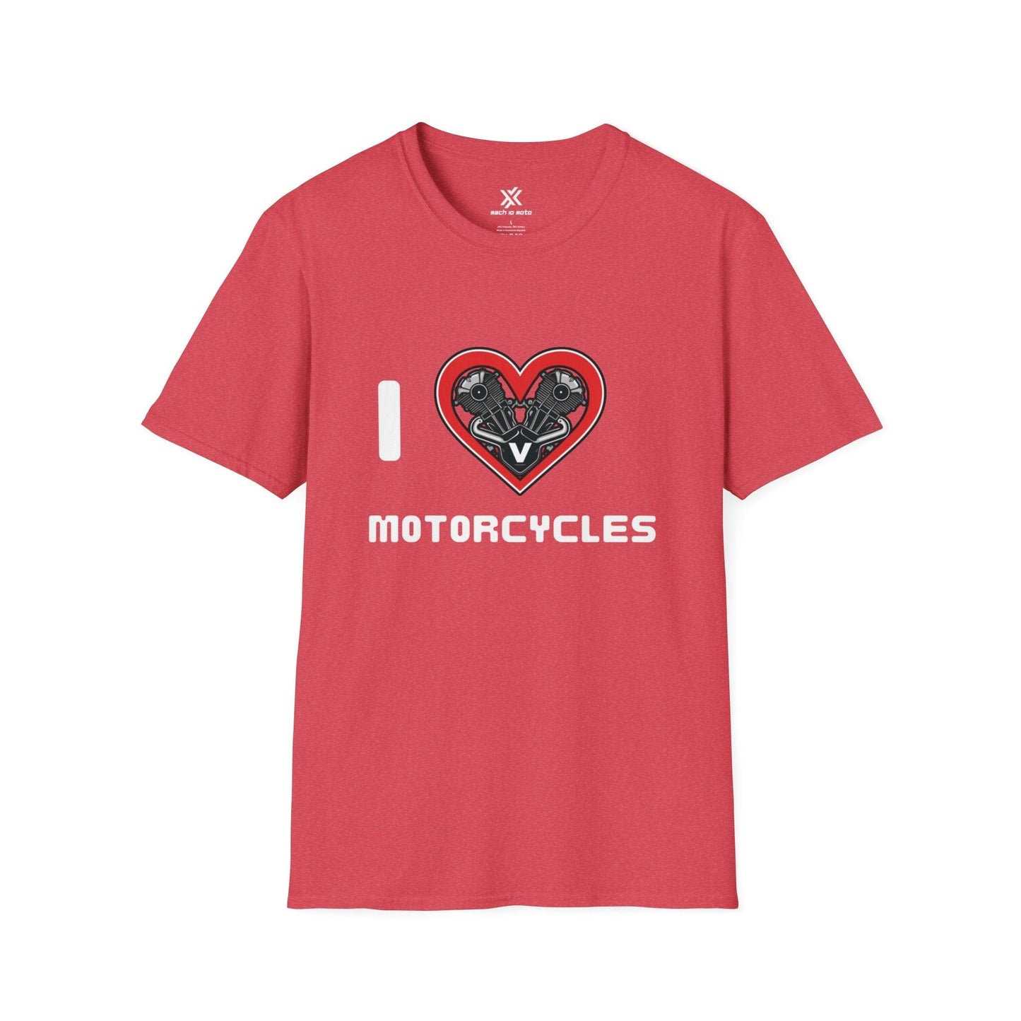 T-Shirt Heather Red / S I Love Motorcycles T-Shirt