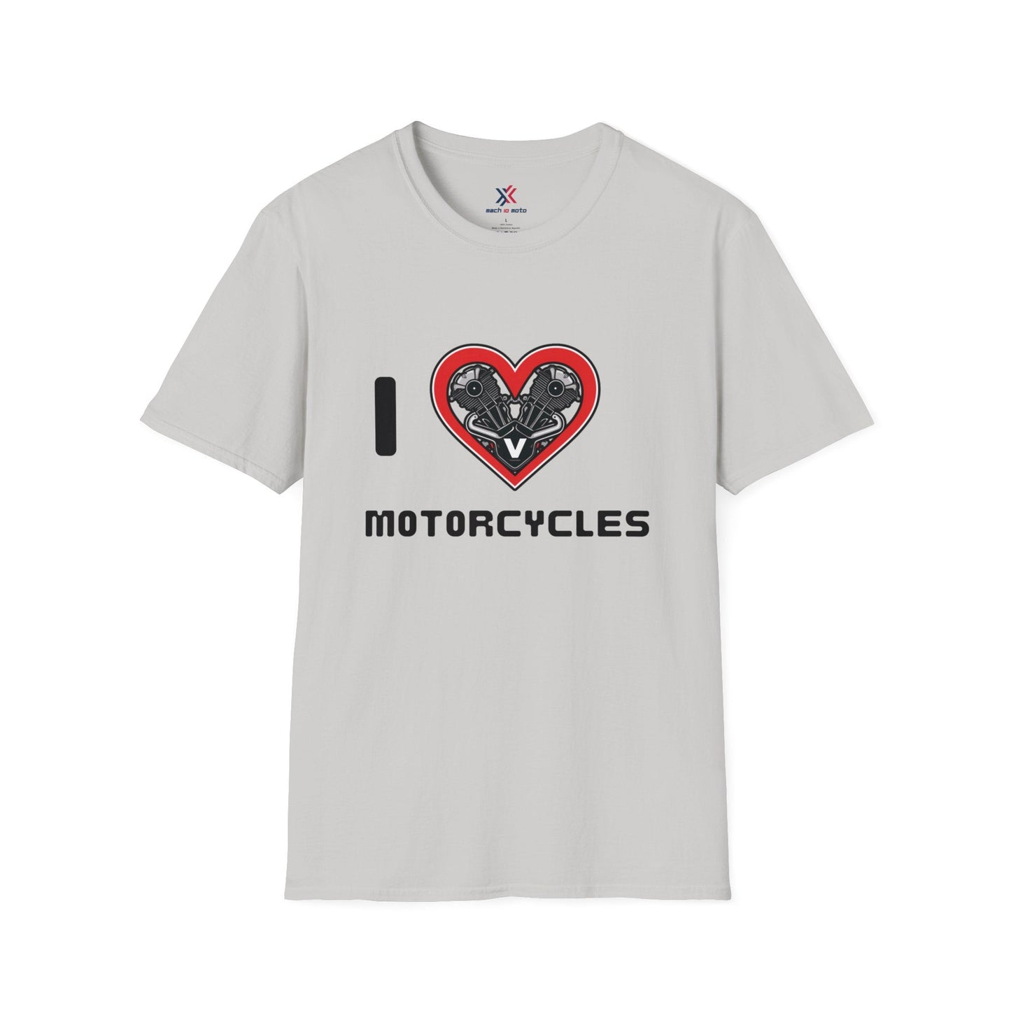 T-Shirt Ice Grey / S I Love Motorcycles T-Shirt