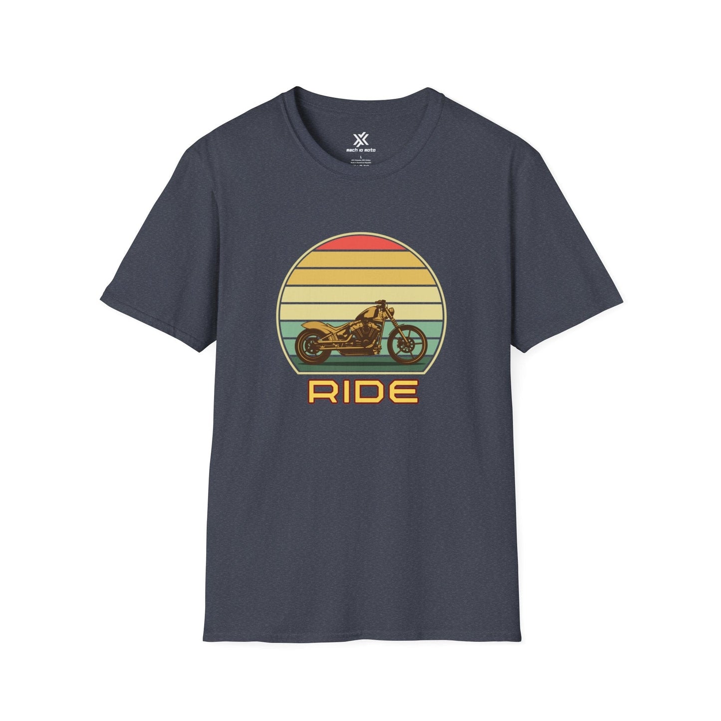 T-Shirt Heather Navy / S Just Ride CruiserT-Shirt