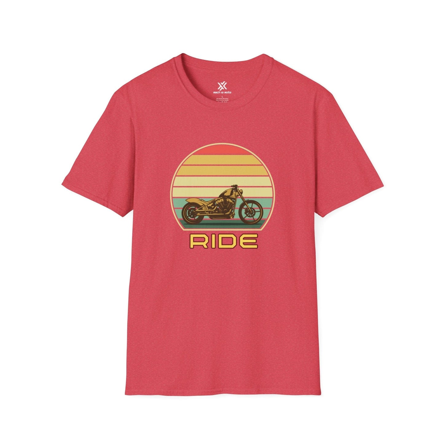 T-Shirt Heather Red / S Just Ride CruiserT-Shirt