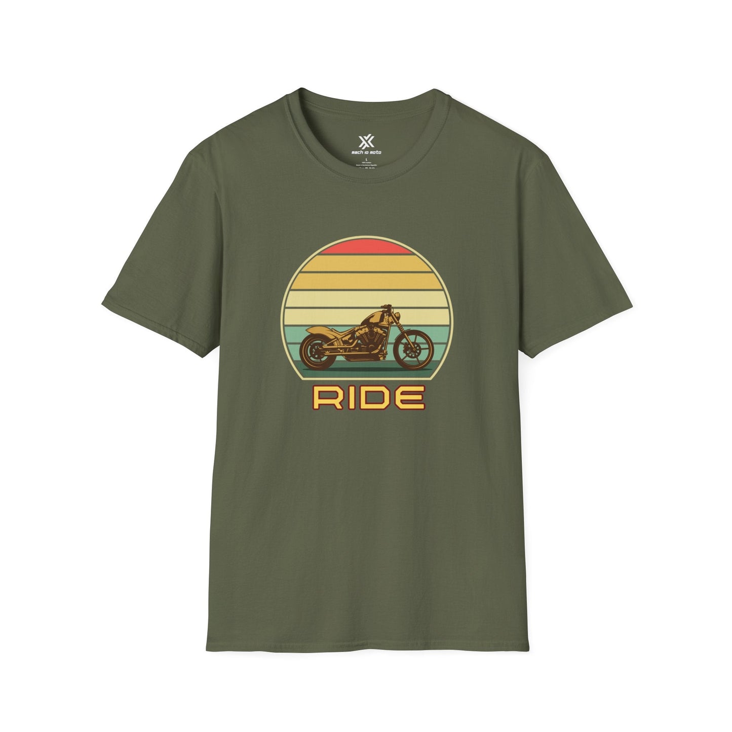 T-Shirt Military Green / S Just Ride CruiserT-Shirt