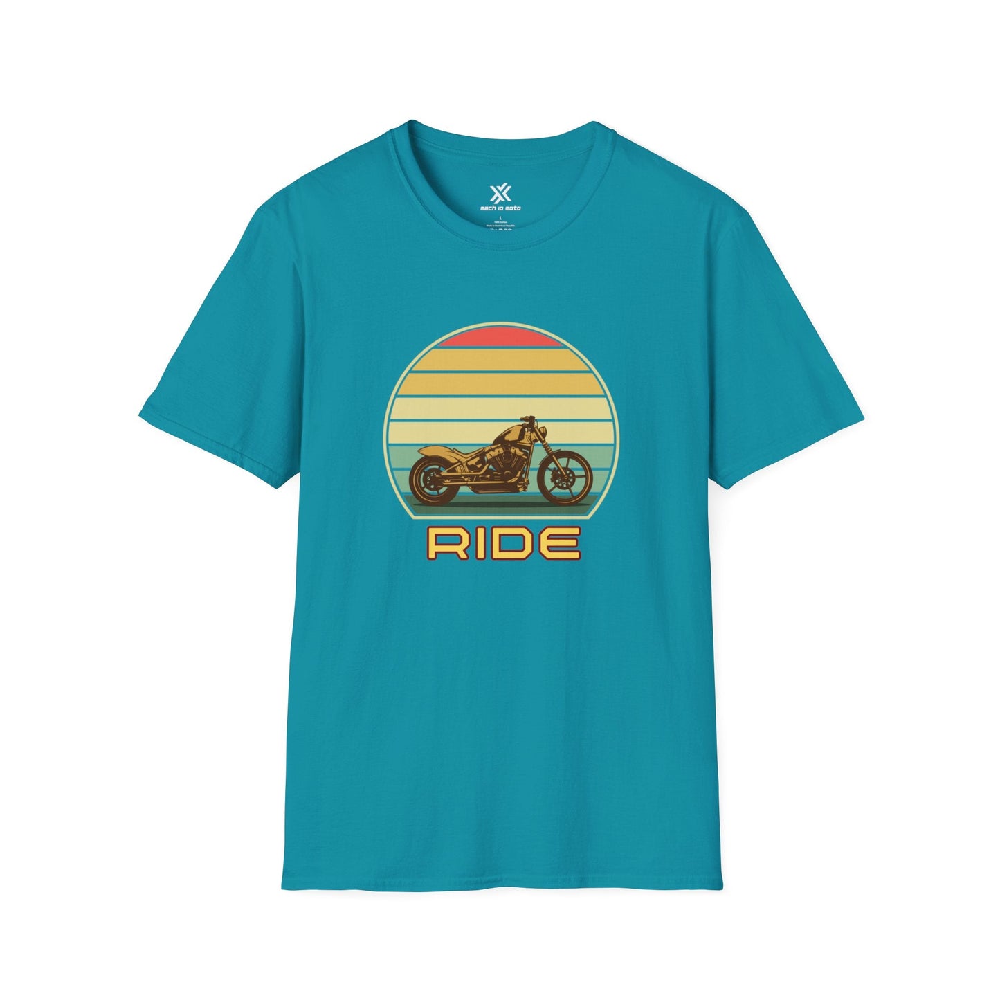 T-Shirt Tropical Blue / S Just Ride CruiserT-Shirt