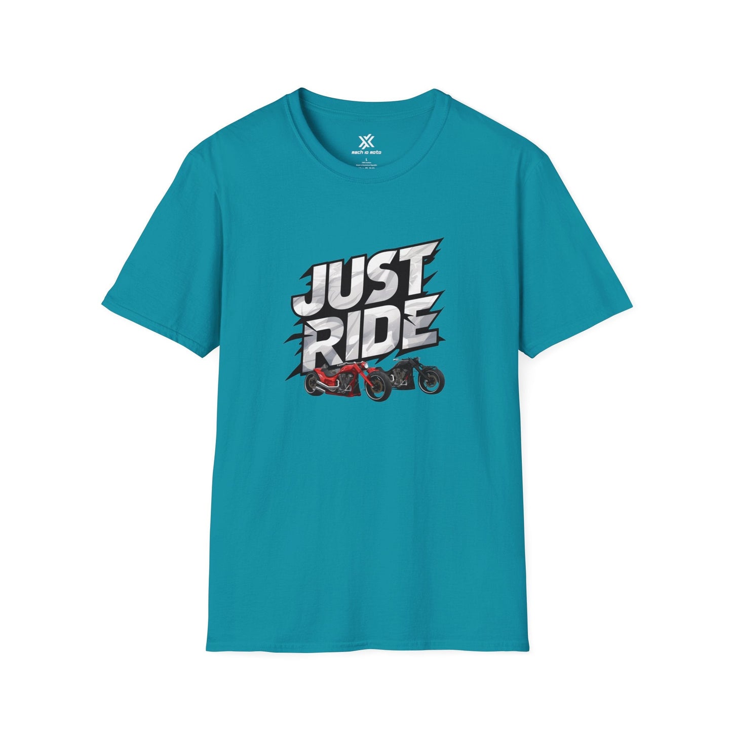 T-Shirt Tropical Blue / S Just Ride T-Shirt