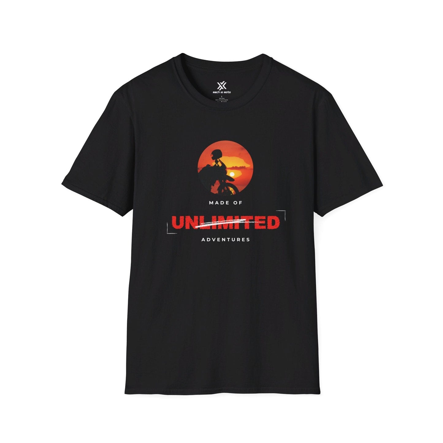 T-Shirt Black / S Made of Unlimited Adventures Adventure Bike T-Shirt