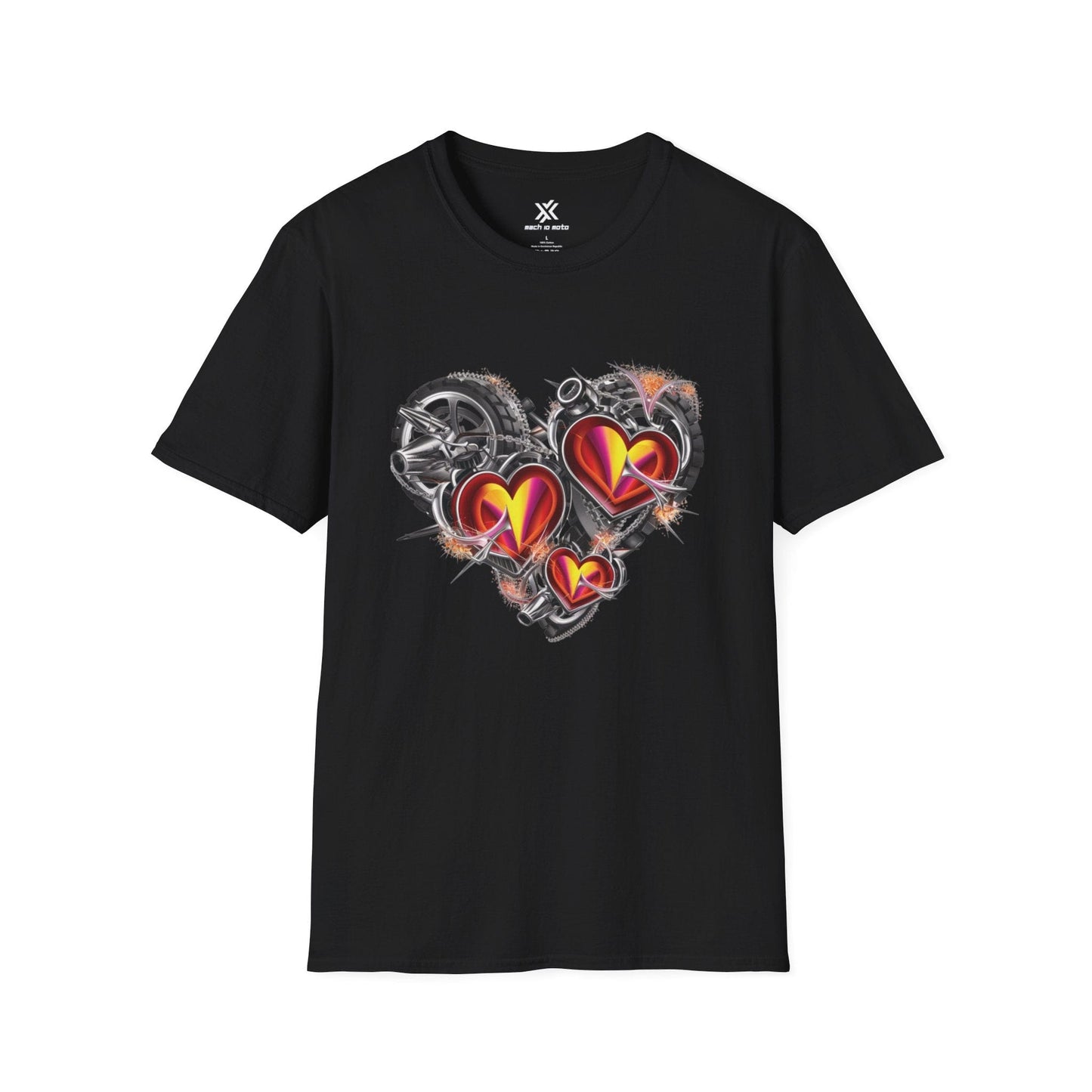 T-Shirt Black / S Mech Heart Too T-Shirt