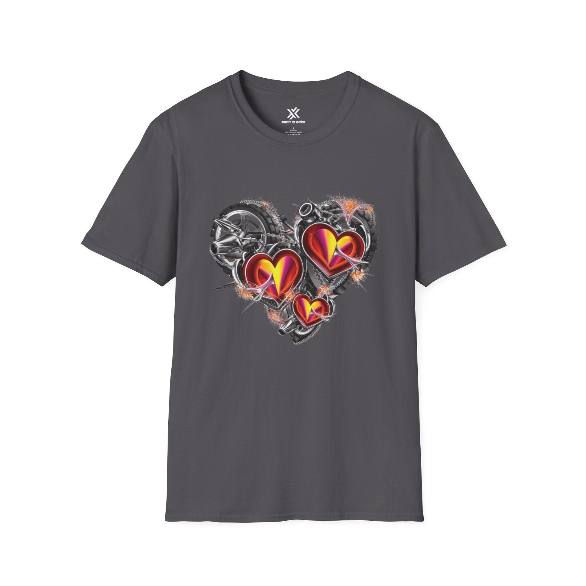 T-Shirt Charcoal / S Mech Heart Too T-Shirt