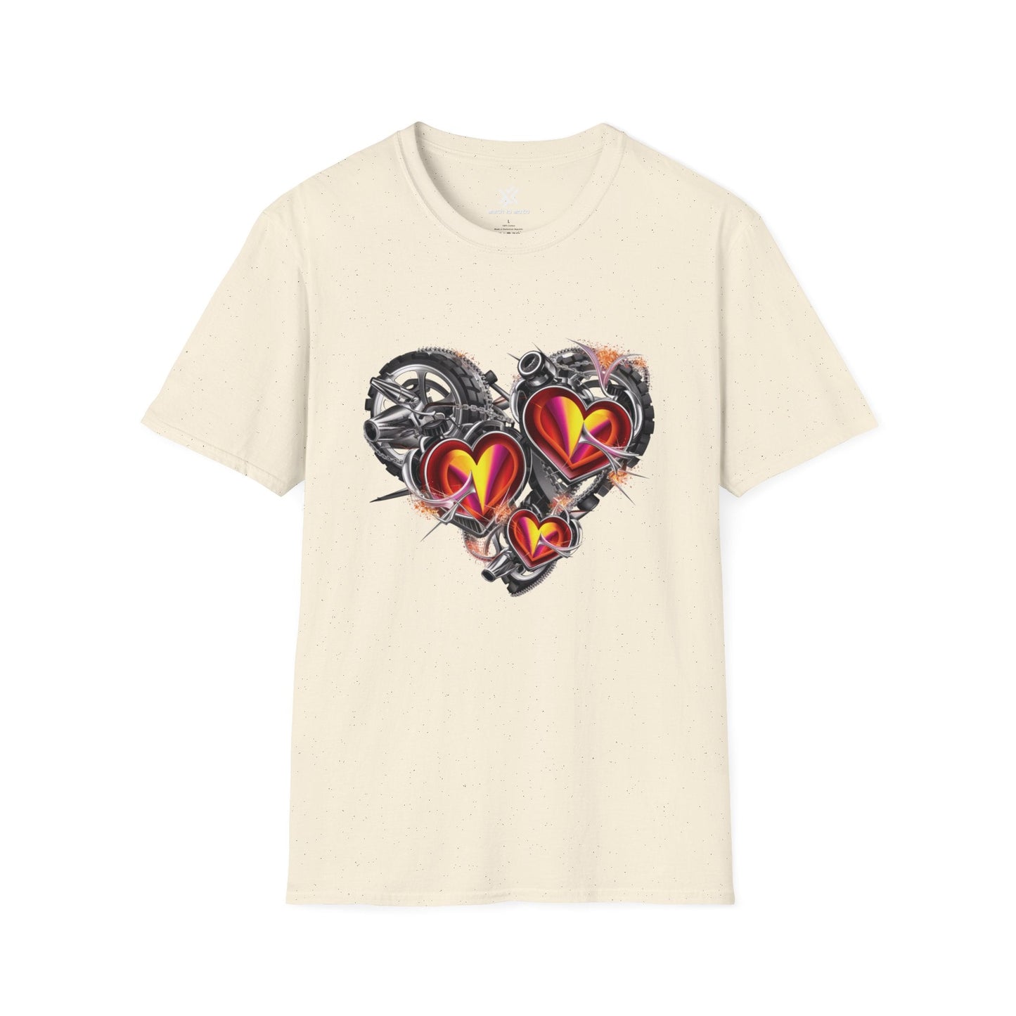 T-Shirt Natural / S Mech Heart Too T-Shirt