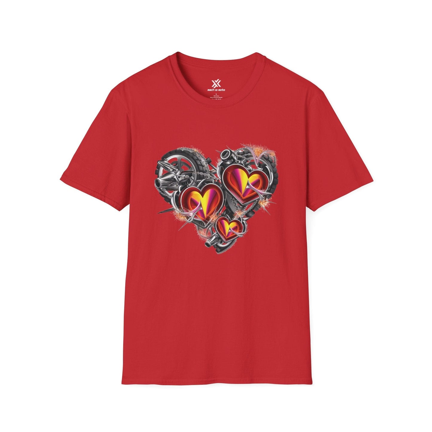 T-Shirt Red / S Mech Heart Too T-Shirt