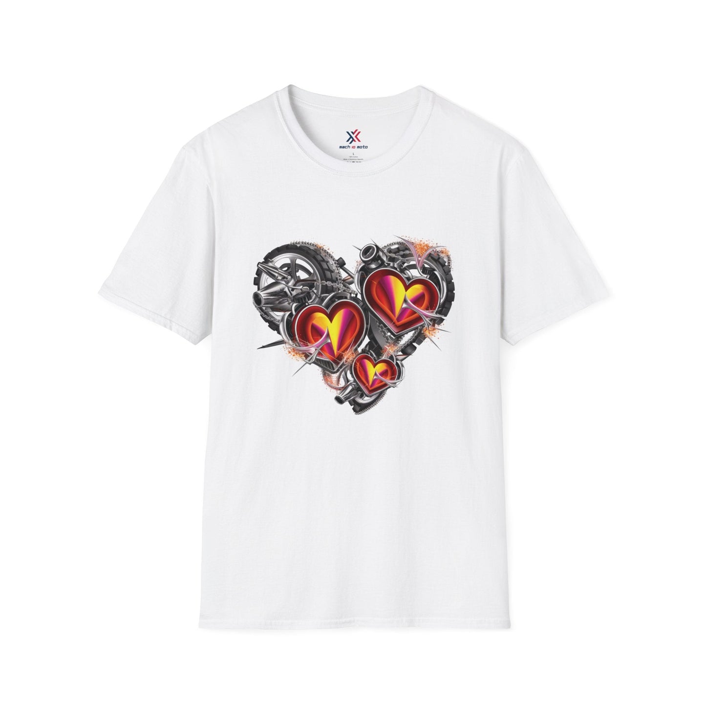 T-Shirt White / S Mech Heart Too T-Shirt