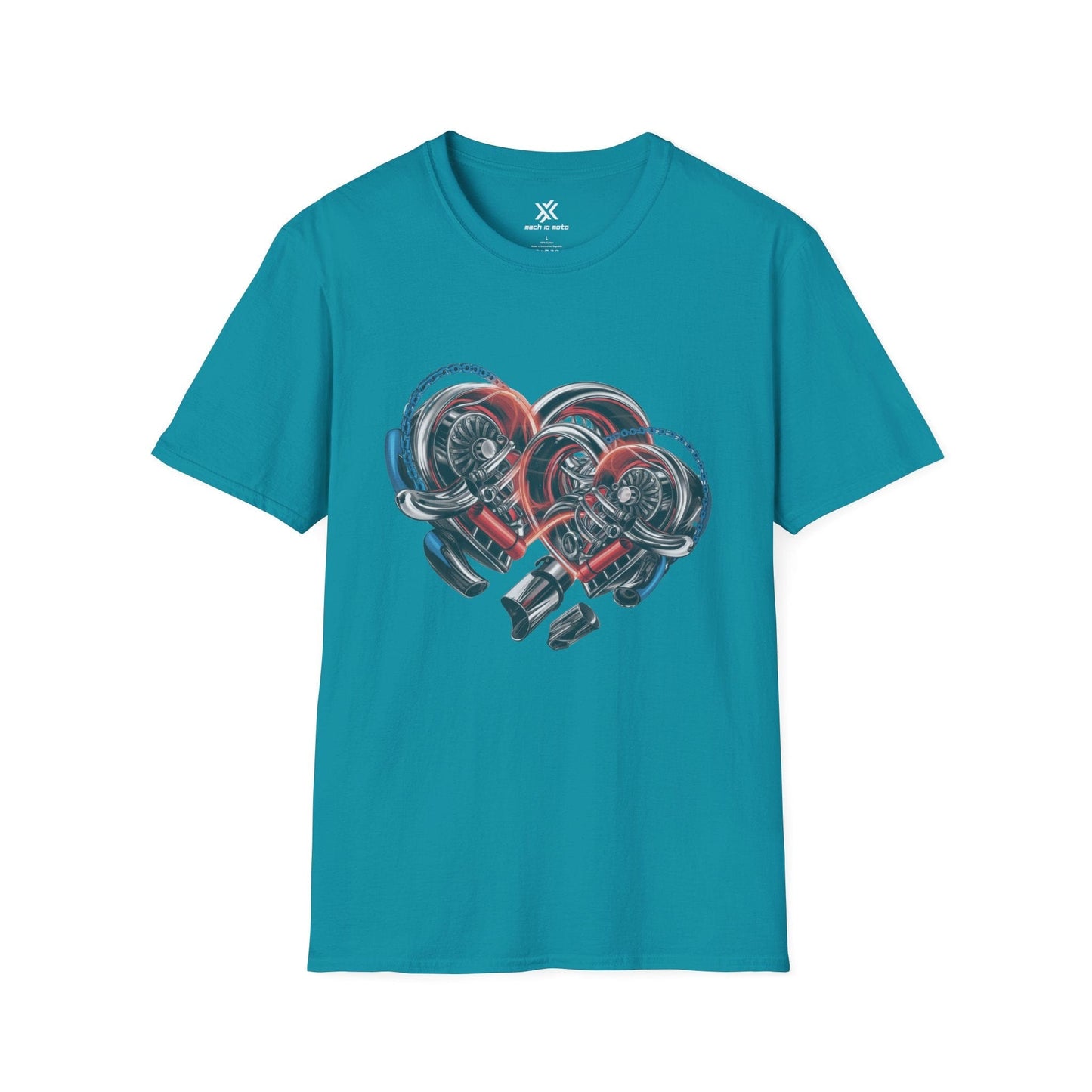 T-Shirt Tropical Blue / S Mechanical Hearts T-Shirt