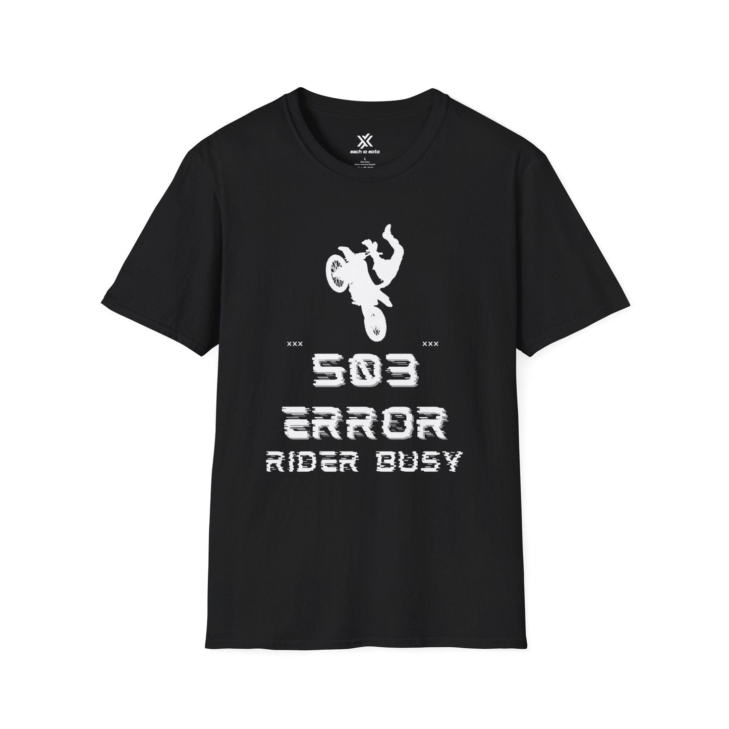 T-Shirt Black / S Moto Stun Error 503 T-Shirt