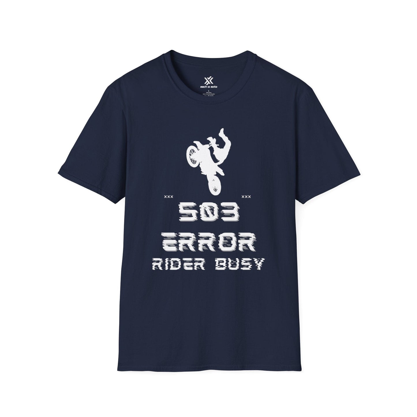 T-Shirt Navy / S Moto Stun Error 503 T-Shirt